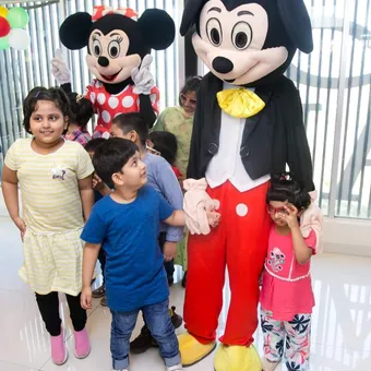 A puppet party at Happy's Baby Daycare in Dhaka